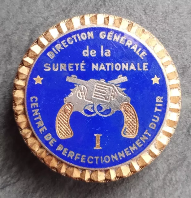 Insigne Brevet Tir Police Drago Sûreté Nationale CPT Instructeur