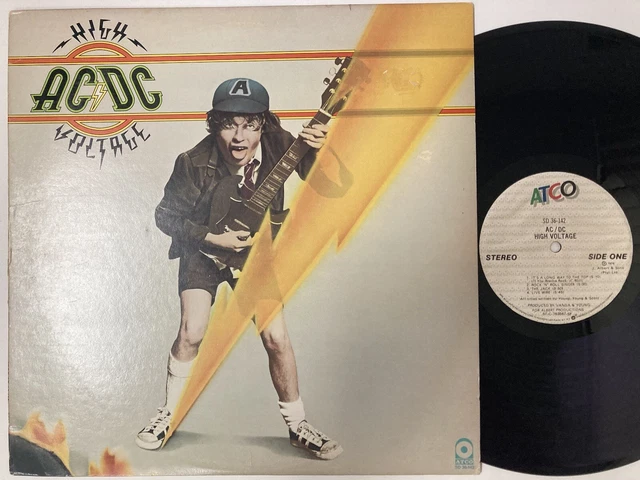 AC/DC - LP haute tension (3ème US Pressing on ATCO, premier album) EUR ...