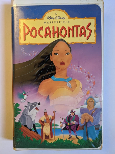 Pocahontas VHS 1996 Clamshell Walt Disney Masterpiece Collection FREE SHIPPING