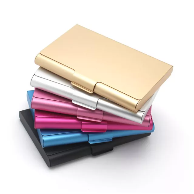 Business ID Credit Card Wallet Holder Aluminum Alloy Pocket Case SaleWaterproof-