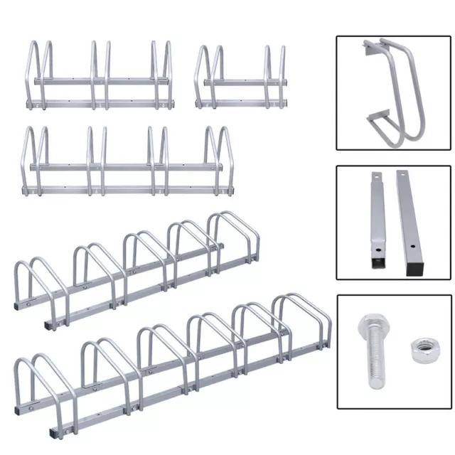 Fahrradständer Fahrradhalter für 2~6 Räder Fahrradparker Aufstellständer Räder