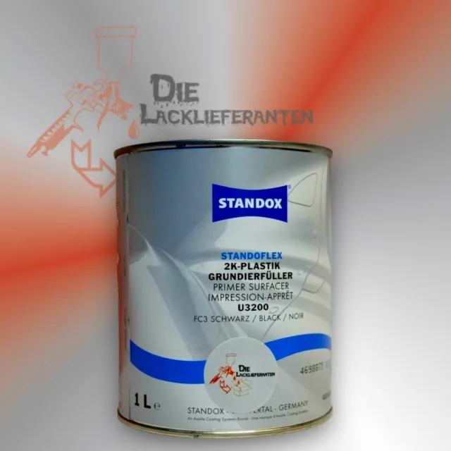 STANDOX STANDOFLEX PLASTIK-SPACHTEL U1030 Schwarz PE Kunststoffspachtel  1,14Kg EUR 33,45 - PicClick DE