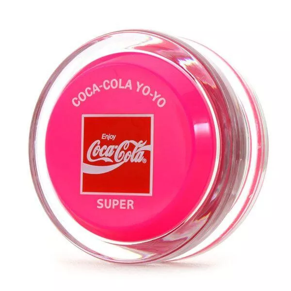 Coca Cola Freshthings Yo-Yo Super Original Classic YoYo Coke Toy Japan 2.2" Pink