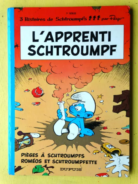 BD SCHTROUMPFS l'apprenti schtroumpfs tome 7  EO 1971 PEYO BETAT W1GC23