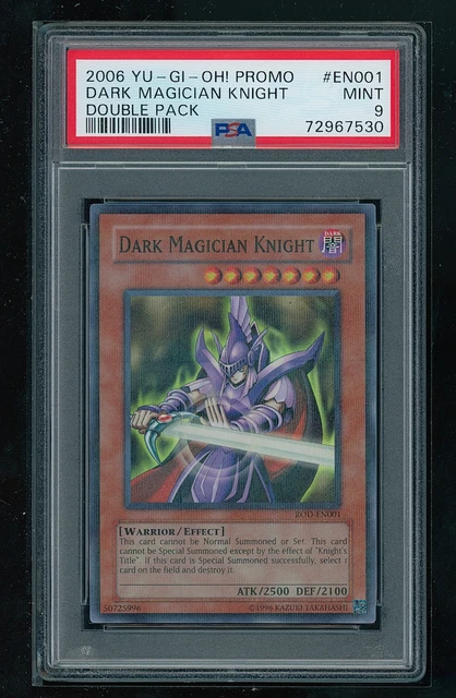 Dark Magician Knight - ROD-EN001 - PSA 9 MINT - Parallel Rare 8378