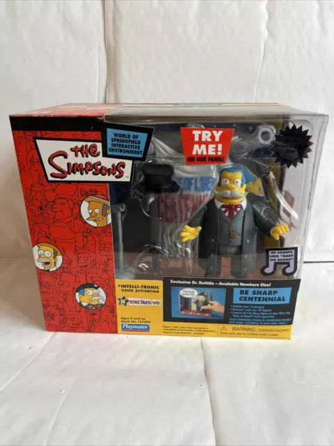 Wos Playmates Interactive The Simpsons Environment Be Sharp Centennial Figure