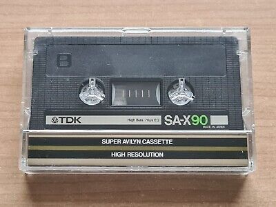 5 pezzi TDK SA 90 del 1988/archivi CASSETTE TOP-stato 