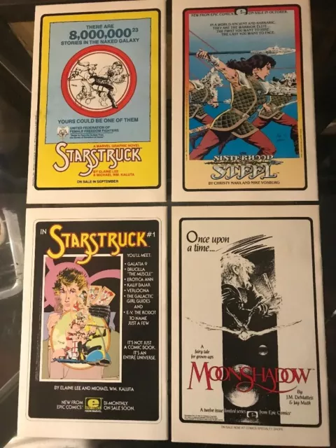 Marvel/Epic Comics Timespirits Issues #1-4 (1984,85) (High Grade) 2
