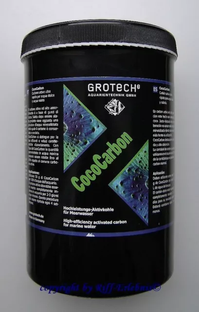 GroTech CocoCarbon 1000ml Hochleistungs-Aktivkohle für Meerwasser 17,95€/L