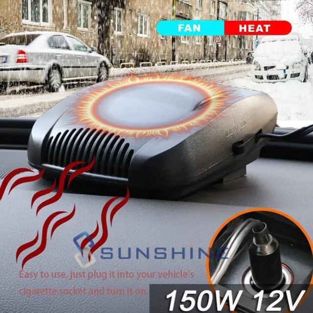 2-Mode Air Conditioner For Car 12V DC Plug In Vehicle Heating Cooling Heater Fan