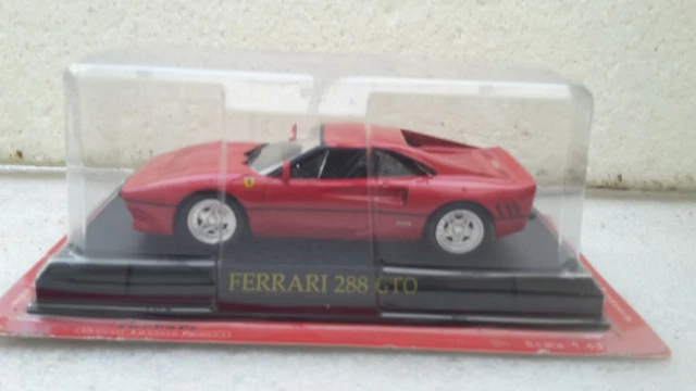 Universal Hobbies Pour Presse Ferrari 288 Gto Rouge Neuf En Blister Serti