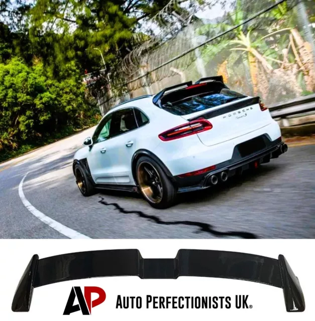 Porsche Macan Rear Gloss Black Roof Spoiler Wing Lip Body Kit 2014+