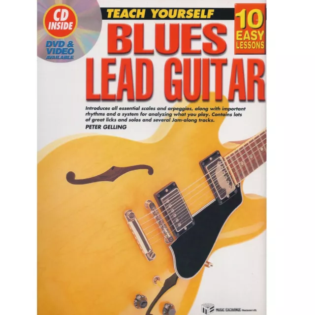 Blues Lead Guitar Learn To Play The Guitar Electric - Music Tutor Book & CD - G2