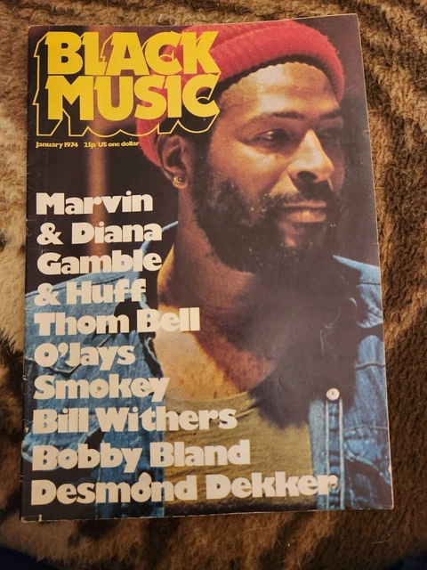 Nice 1974 MARVIN GAYE cover BLACK MUSIC MAGAZINE UK