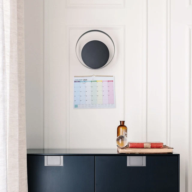 2024 WALL CALENDAR Paper Office Art 18month 20232024 Table 16.77