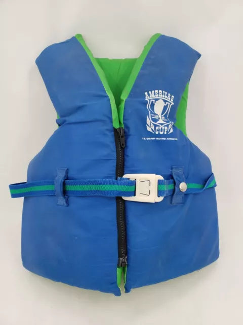 Youth Adjustable Fishing Vest Life Jackets Chest 24-28 Americas Cup Model 909