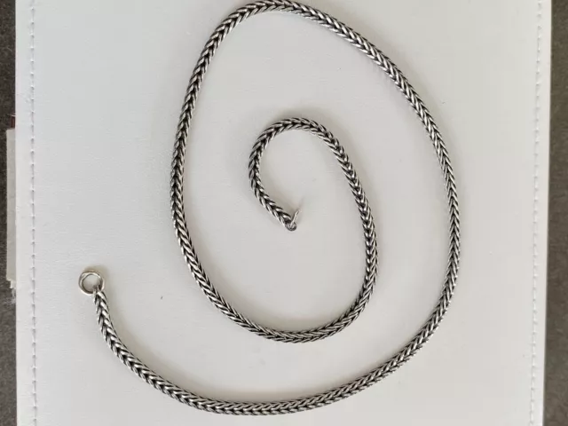 Trollbeads Genuine Foxtail Necklace 57CM 925S LAA