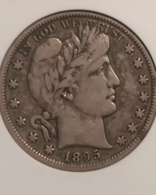 1895-S Barber Half  F15 Anacs