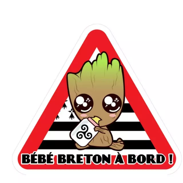 STOP PUB maison bretonne drapeau breton boite aux lettres autocollant  adhésif sticker logo78