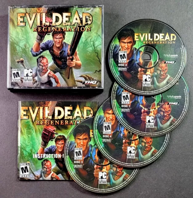 Evil Dead Regeneration PC game Complete in Retail box w/ Disc and