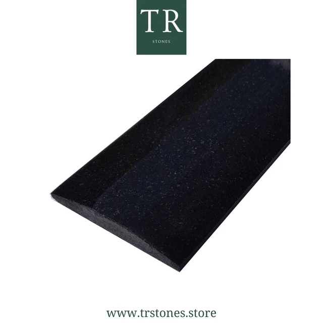 "Umbral de granito negro absoluto piedras TR | doble Hollywood | 36"" x 4"