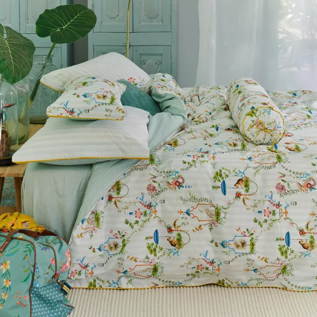 Singerie White Cotton Quilt Cover Set by PIP Studio