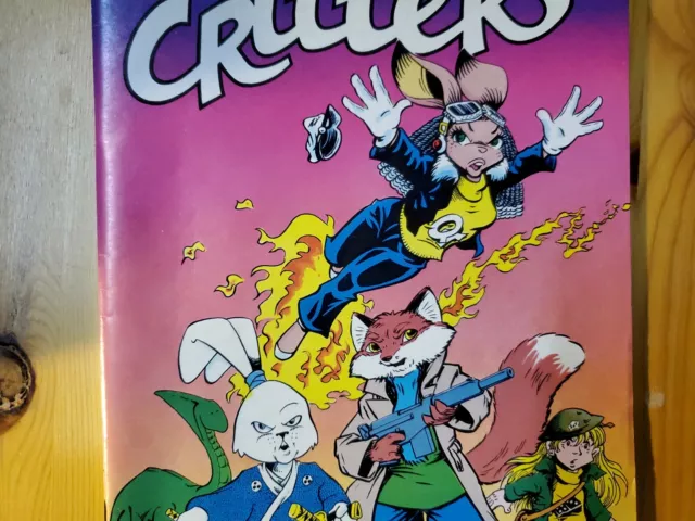 CRITTERS #1 Stan Sakai | Early Usagi Yojimbo | 1986 Fantagraphics | See Photos! 3