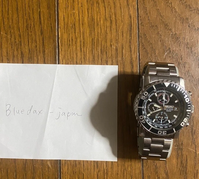 SEIKO 7T62-0CV0 SNA225P1 Alarm chronograph 100M セイコー アラーム 
