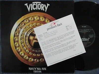 VICTORY Rock 'n' roll kids forever/12"maxi + PROMO SHEET 1990 Metronome 877737-1