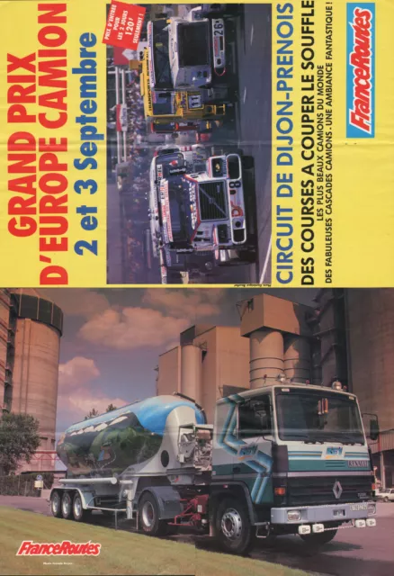 POSTER CAMION AFFICHE GRAND PRIX CAMION / RENAULT R 310 TURBO REY      56X42cm