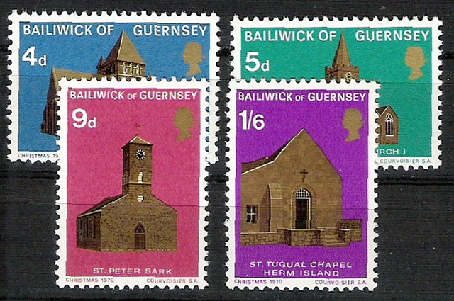 GUERNESEY #7 série 30/33 N**, VF MNH bonne côte