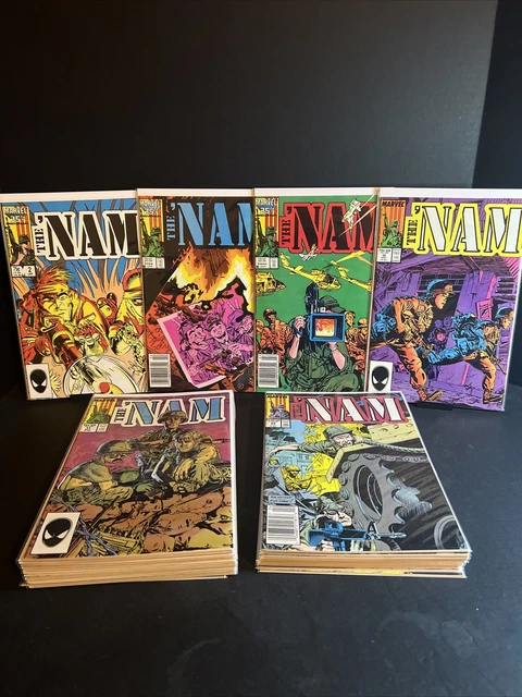 Marvel Comics The Nam’ Lot Of 28 Comics 1986 Run Copper Age