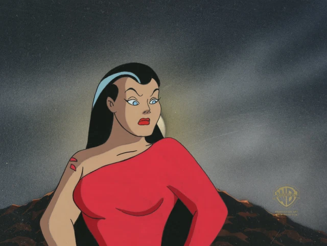 BATMAN ANIMATED SERIES-ORIGINAL Production Cel-Red Claw-Cat and the