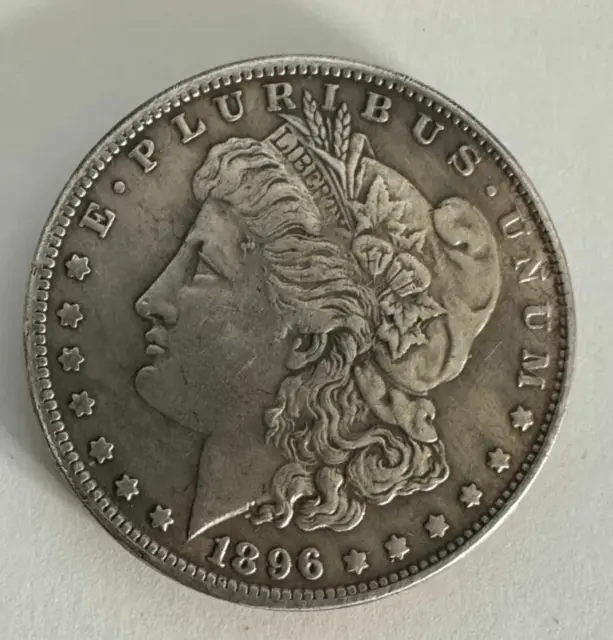 Hot！1896 S Morgan Dollar BU Uncirculated Mint State 90% Silver $1 US Coin ！