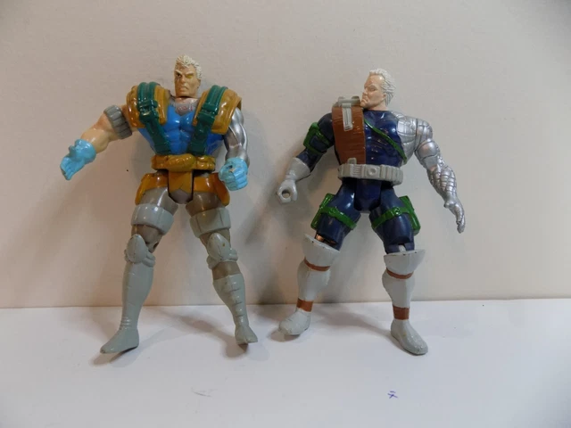 Lot of 2 Cable Toy Biz Marvel Figures X-men X-force  1990s (G)