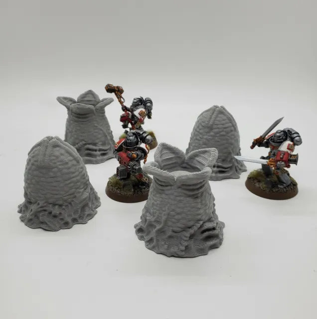 3D Printed Xeno Tyranid Eggs Terrain for Tabletop Gaming