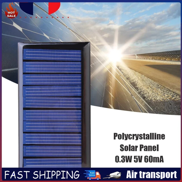 Panneau solaire polycristallin au format idéal pour des TP sur paillasse