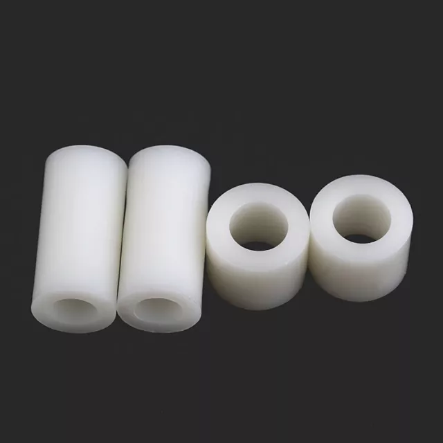 ABS Nylon Plastic Spacers Standoff White Round Washers M7 M9 M11 M14 5Pcs 10Pcs