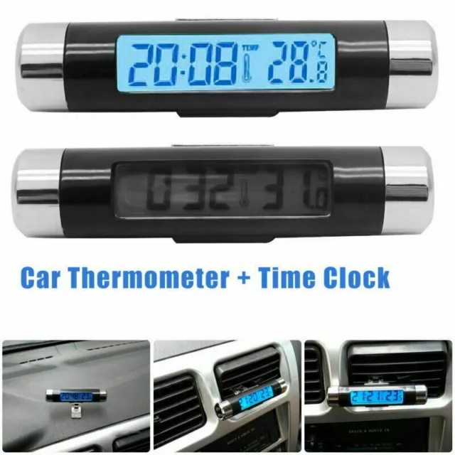 AUTO THERMOMETER DIGITAL LCD Innen Außen Temperatur Messer PKW LKW KFZ  Messgerät EUR 9,94 - PicClick DE