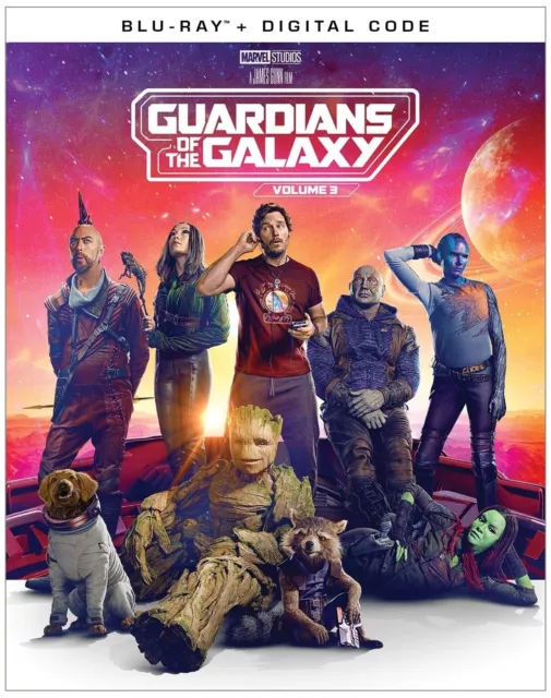 Guardians of the Galaxy, Vol. 3 (Blu-ray, 2023) NEW FREE SHIPPING