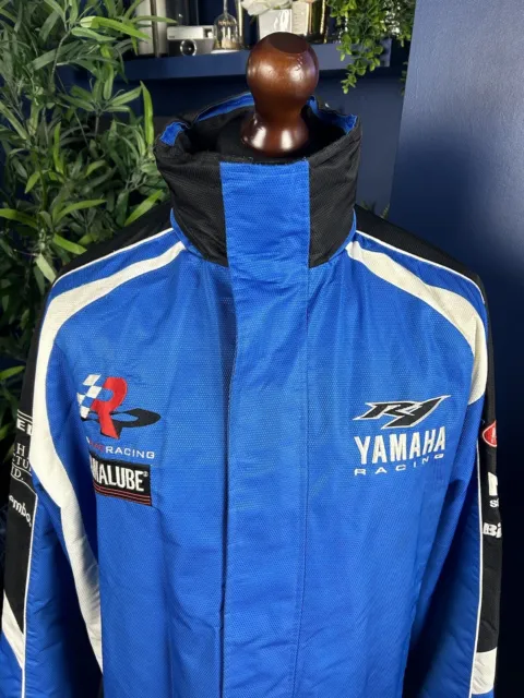 YAMAHA Vintage Rob Mac Racing Padded Jacket Official Merchandise Mens Uk Large