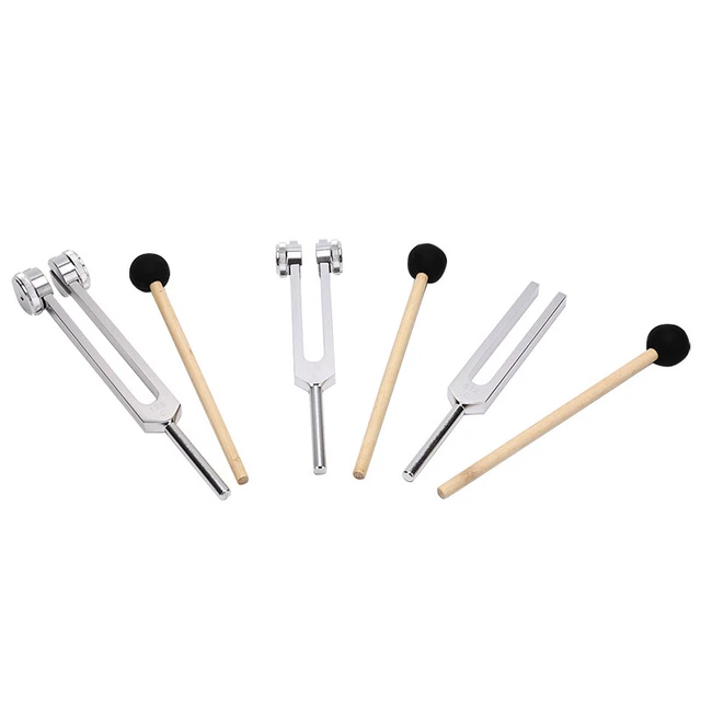 Jeu De 3 Diapasons De Guérison 128Hz, 256Hz, 512Hz - Pour Thérapie Sonore Et Harmonisation Chakras