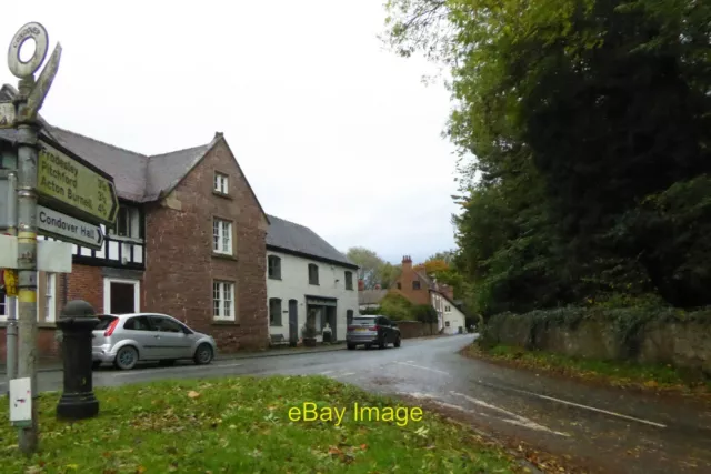 Photo 6x4 Church Street Condover On the triangle of grass in the junction c2017