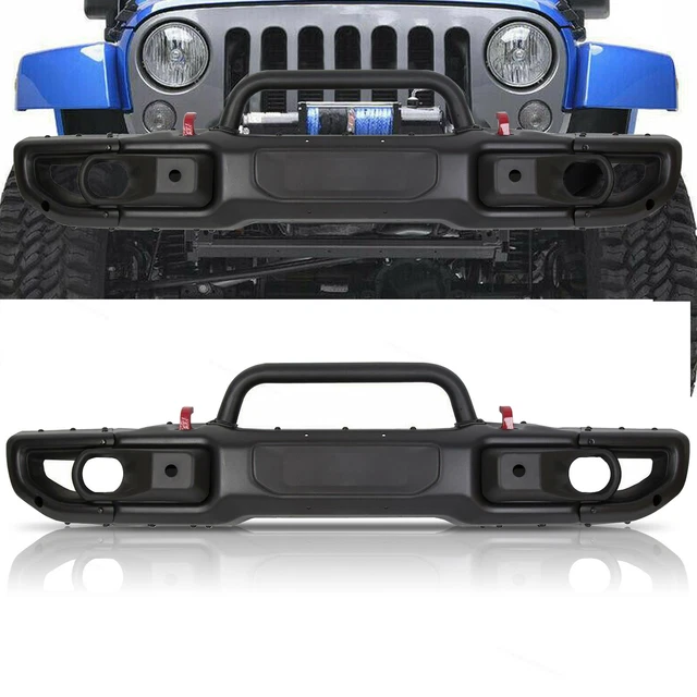 STEEL FRONT BUMPER For Jeep JK Wrangler 20072018 Rubicon 10th