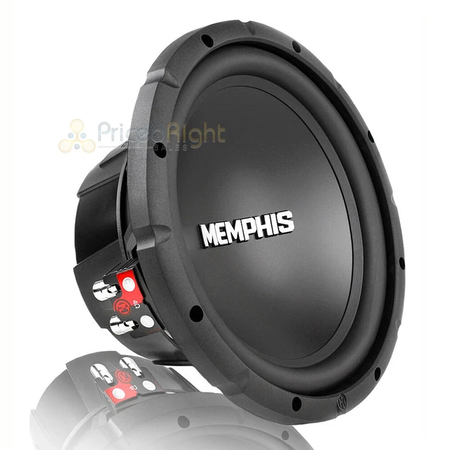 Memphis Audio 10" Subwoofer 400 Watt Dual 4 Ohm Street Reference Series SRX1044