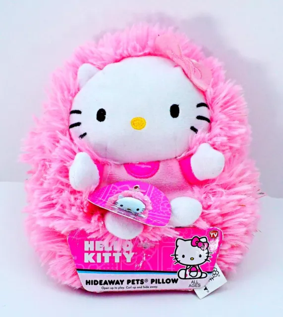 Sanrio Hello Kitty Plush Doll HideAway Pets Pillow Kids Toys Foldable Furry Gift