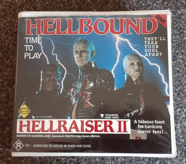 CLIVE BARKER 1988 Hellraiser 2 Hellbound VHS Roadshow Megabox ULTRA ...