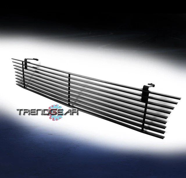 99-04 Ford Mustang Saleen Front Bumper Billet Grille Insert Black Powder Coated