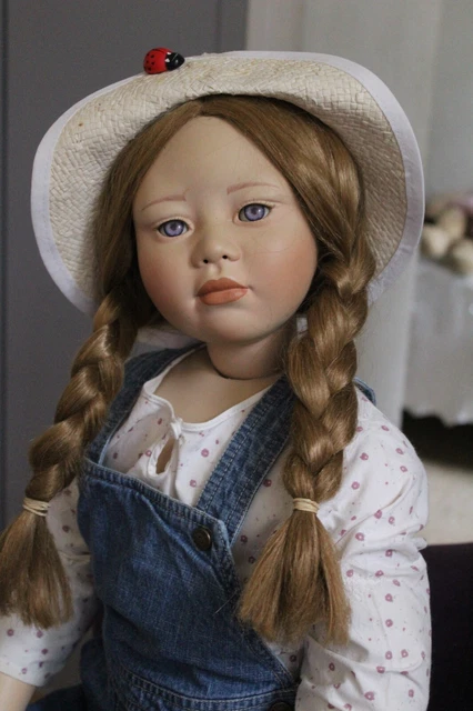 Poupée En Porcelaine LYDIA Par Gaby Schlötz - Édition Limitée 45 Cm