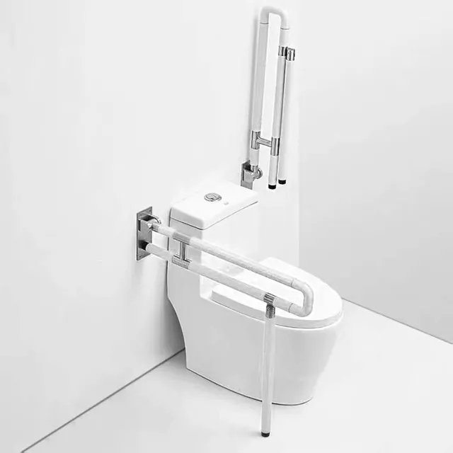 Maniglione per WC, Maniglione Bagno Disabili, Supporta fino a 150 kg, Maniglia D
